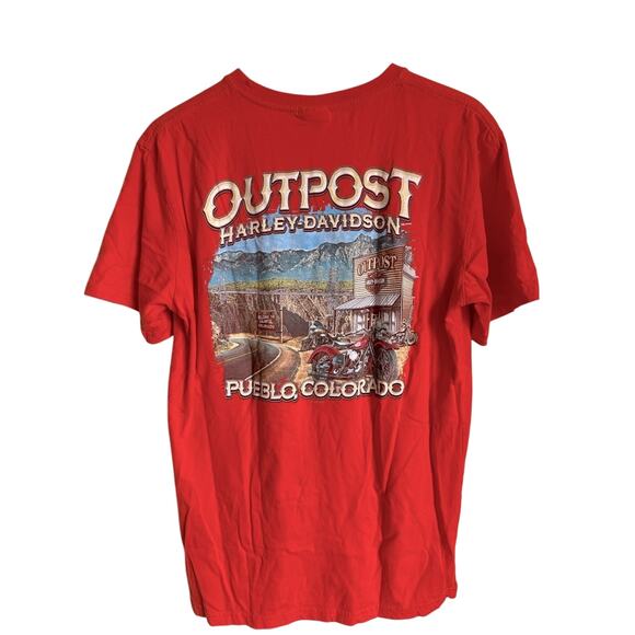 HARLEY DAVIDSON Pueblo Colorado logo shirt - Picture 1 of 8